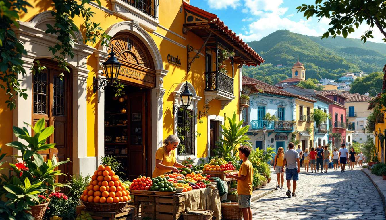 cidade pequena no Brasil